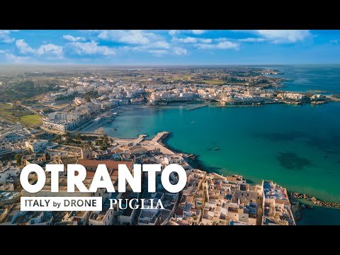 OTRANTO in Puglia, Italy from Above | [4K] drone footage