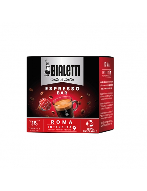 16 Capsule Bialetti Roma Caffè IntensoCCIT528