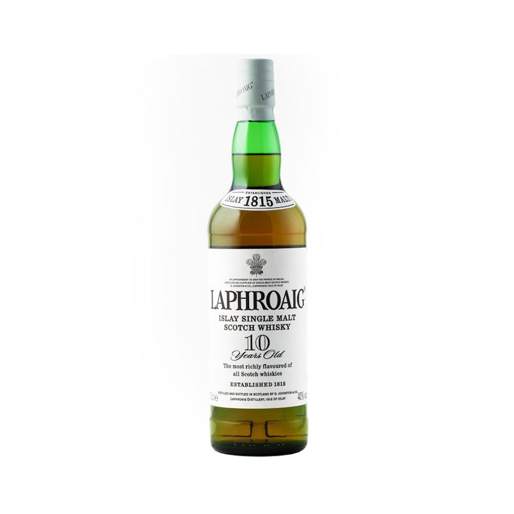 Scotch Whisky 10 Years Old Islay Single Malt Laphroaig