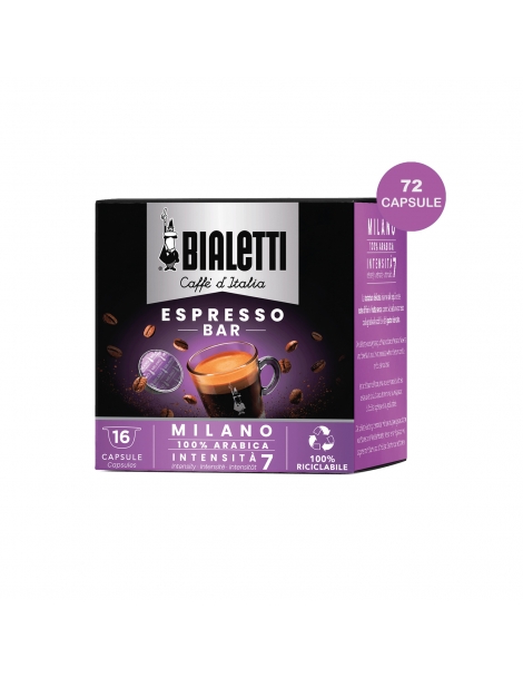 72 Capsule Bialetti Milano Caffe' Morbido MultipackCCIT3080