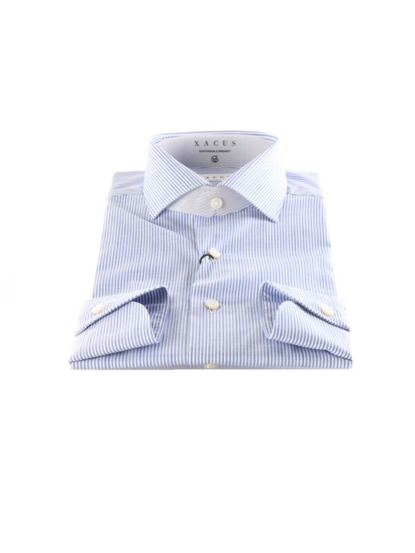 Xacus Camicie Classiche Uomo Blu/bianco337600