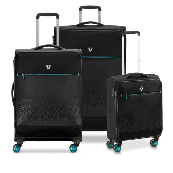 Roncato Set 3 Trolley (grande + Medio + Cabina) Nero111121