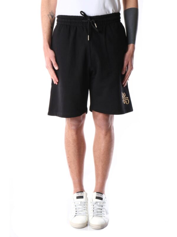 02Settantacinque Shorts Bermuda Uomo Nero340576