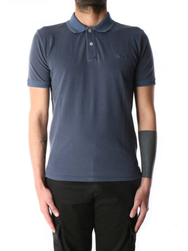 WOOLRICH Polo Maniche Corte Uomo Blu340869