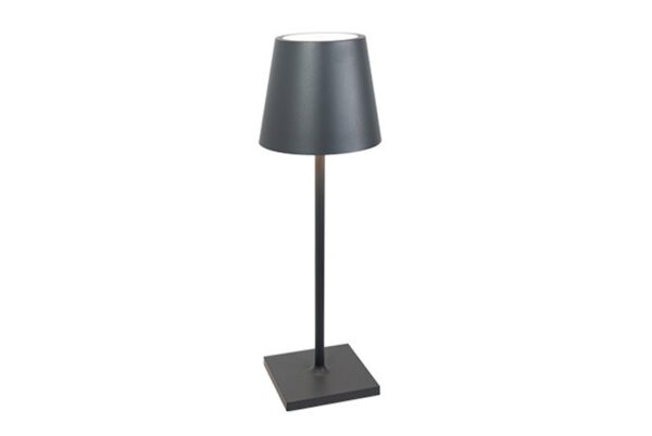 Zafferano Lampada da tavolo Poldina L Desk colore Grigio Scuro grigio175942_978ld0395n3