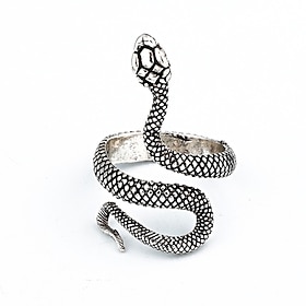 1PC Ring Adjustable Ring Women's Holiday Date Classic Alloy Snake9524017