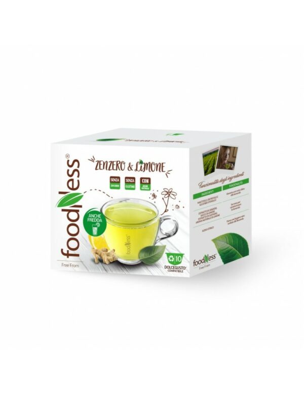 10 capsule foodness - zenzero & limone - compatibili nescafè dolce gusto210