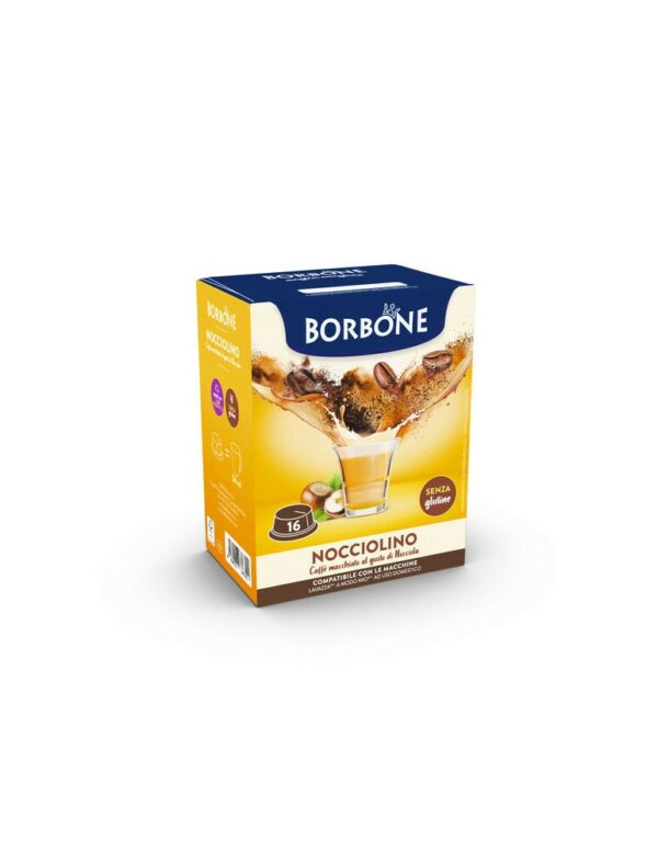 16 capsule borbone compatibili lavazza®* a modo mio®* - nocciolino324