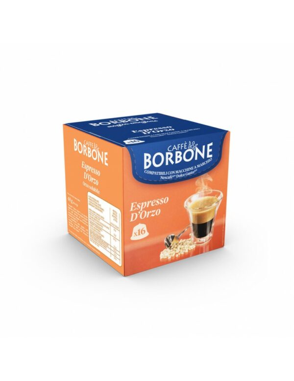 16 capsule borbone compatibili nescafè®* dolce gusto®* - espresso d'orzo313