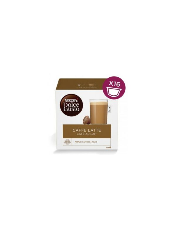 16 capsule nescafè dolce gusto miscela caffè latte180