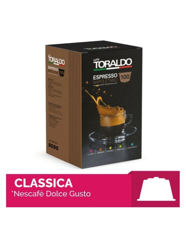 50 capsule caffè toraldo miscela classica compatibili nescafè dolce gusto276