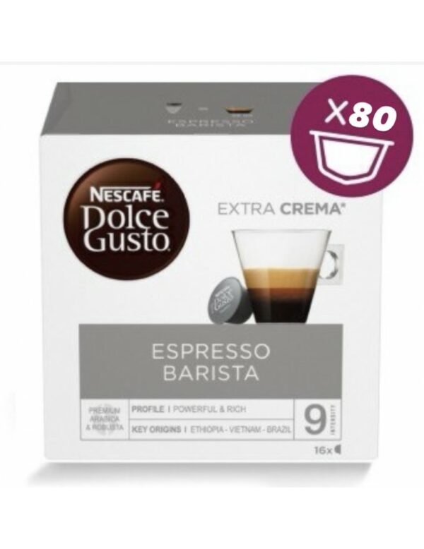 80 capsule nescafè dolce gusto miscela espresso barista186