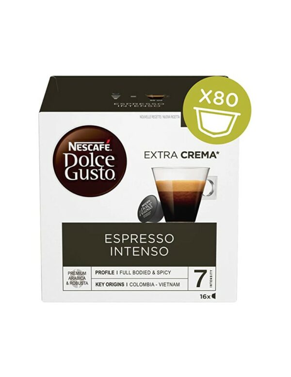 80 capsule nescafè dolce gusto miscela espresso intenso272