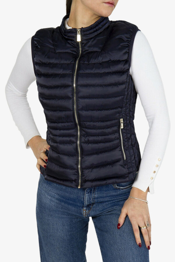 Yes Zee Gilet Piumino Full Zip Blu Woman43019799232665