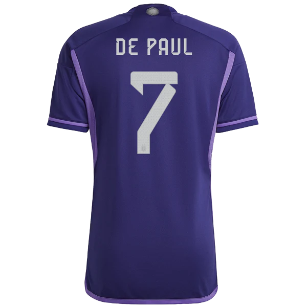 #7 DE PAUL Argentina Maglia da calcio Mondiali 202236699565