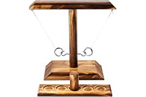 YONGIAGA Ganci Giochi di lancio dell'anello Giochi di anelli Gancio e anello Gioco di battaglia con gancio e anello con scala di colpi Fascio Outdoor37540335