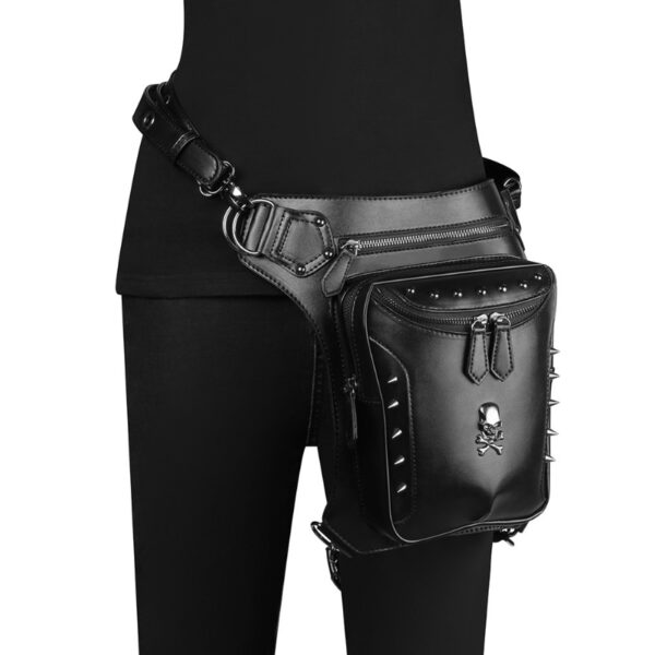 Steampunk Tactical Knight Pocket Bag Women's European and American Fashion Outdoor Riding Messenger Bag Personality Shoulder Bag37808305