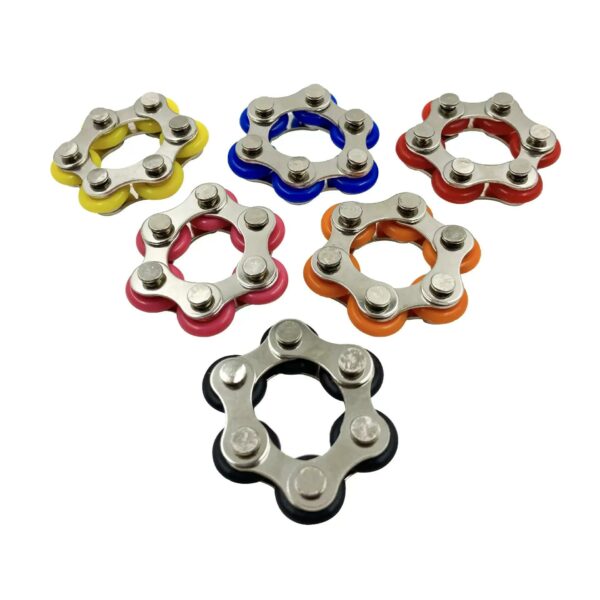 1 pz nuovo arriva giocattolo antistress per bambini/adulti catena bici Fidget Spinner braccialetto per autismo e ADHD Chaney Fidget Toy38837777