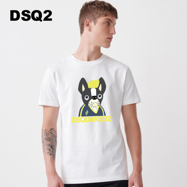 [100% cotone] DSQUARED2 T-shirt da uomo Loose Fashion Casual Ladies Uomo T-shirt in tessuto di alta qualità Top37430877