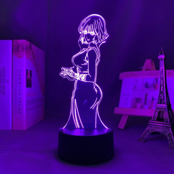 3d Led Night Light One Punch Man Fubuki Personaggio Decorazione della stanza Regalo di compleanno Anime Gadget One Punch Man Fubuki Led Light31244926