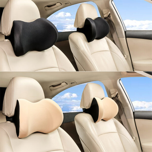 [Poggiatesta per protezione del collo in seta di ghiaccio per auto per tutte le stagioni] poggiatesta per auto in memory foam morbido e confortevole,36006879