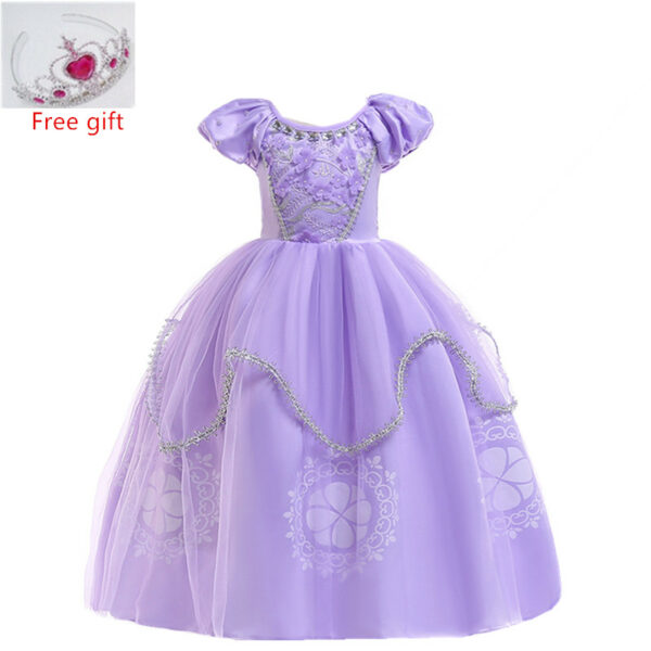 2020 nuova estate Rapunzel Princess cartone animato europeo e americano sofia Princess Sophia dress cos gioco di ruolo performance per bambini abiti13535737