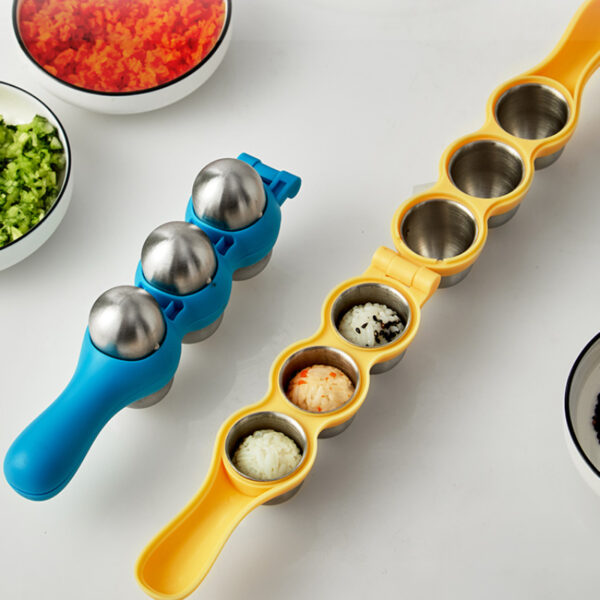 寿司饭团模具搅拌食品级不锈钢米饭形状工具厨房小工具38407089