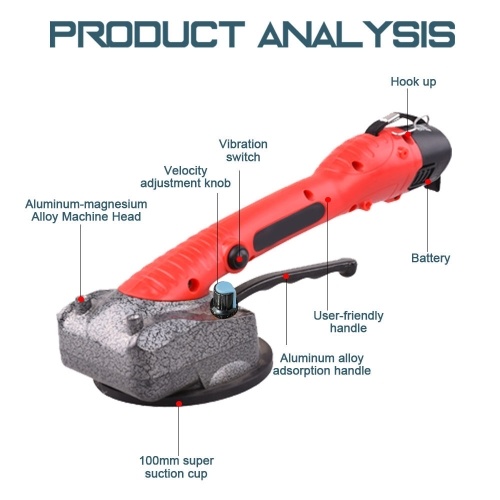 10-150Hz Piastrelle per Piastrelle per Piastrelle Piastrelle per Pavimenti per Piastrelle per La Posa di Utensili Vibranti con Ventosa 100*100mm028ec8b426fb24ef885d13f4f0f95776e3b4903e