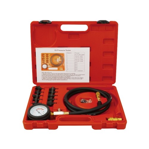 13pcs kit di prova della pressione dell'olio motore riparazione automatica tester di pressione del cilindro strumento di garage per auto calibro di rilevamento della pressione dell'oliof631dc40ef083136018ab4ae8a600b56a71c24bd