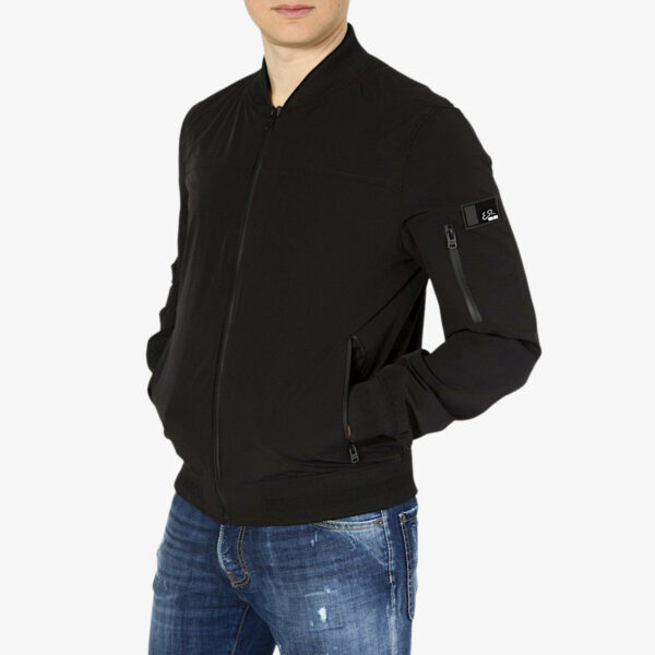 Yes Zee Giacca Bomber Leggera Full Zip Nero Uomo43024697524377