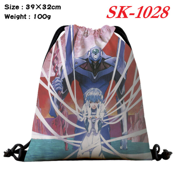 Zaino con coulisse e tasca con coulisse per bambini Evangelion Student38919932