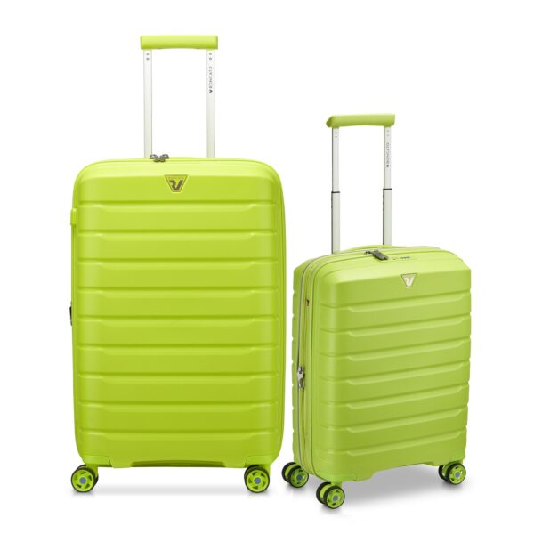 Roncato Set 2 Valigie (media + Cabina) Cyber Lime113401