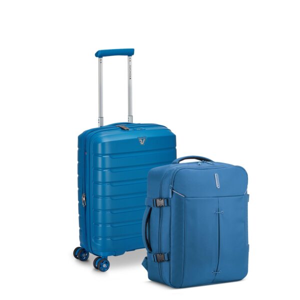 Roncato Trolley Cabina Espandibile 55 Cm - <b>ironik 2.0</b> Zaino Cabina Easyjet Denim113729