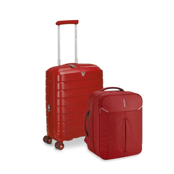 Roncato Trolley Cabina Espandibile 55 Cm - <b>ironik 2.0</b> Vueling Zaino Underseat Rosso114263