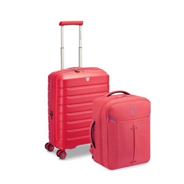 Roncato Trolley Cabina Espandibile 55 Cm - <b>ironik 2.0</b> Vueling Zaino Underseat Radiant Red114265