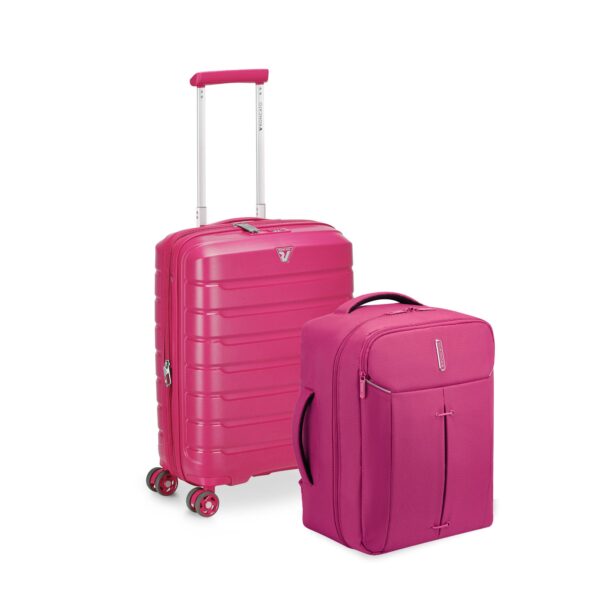 Roncato Trolley Cabina Espandibile 55 Cm - <b>ironik 2.0</b> Vueling Zaino Underseat Magenta114268