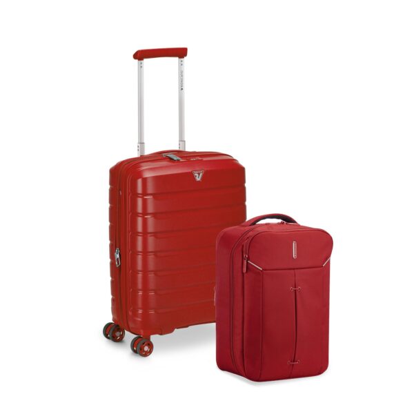 Roncato Trolley Cabina Espandibile 55 Cm - <b>ironik 2.0</b> Zaino Ryanair Rosso114275