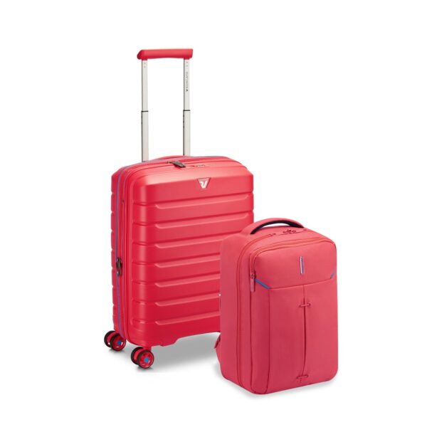 Roncato Trolley Cabina Espandibile 55 Cm - <b>ironik 2.0</b> Zaino Ryanair Radiant Red114277