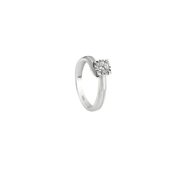 Anello In Oro Bianco Con Diamante - Bl Lumina - Bliss215733