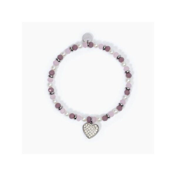 Bracciale In Acciaio 316L Glass Perle Conchiglia C - 2 Jewels488878