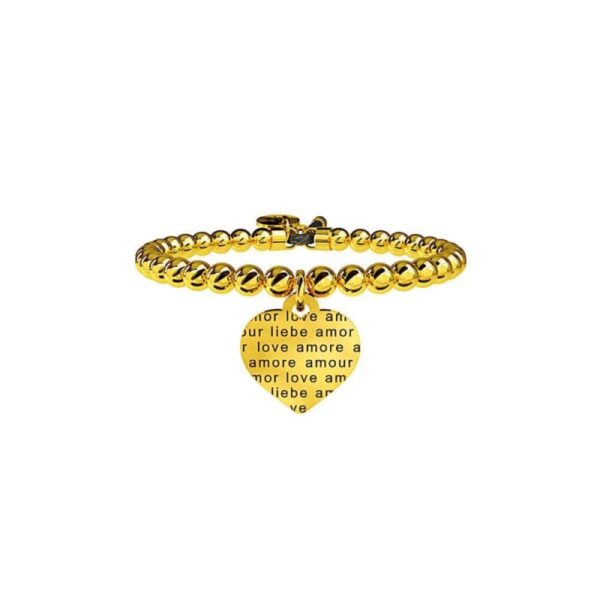 Bracciale Kidult In Acciaio Cuore | Amore Senza Confini - Love - 231542185689