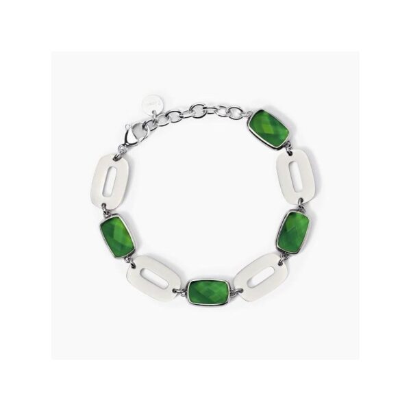 Bracciale In Acciaio 316L Glass - 2 Jewels513364