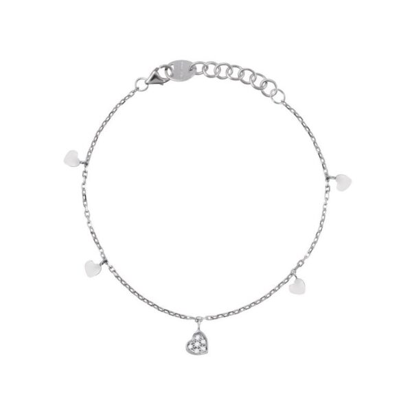 Bracciale In Oro Bianco Con Diamante - Be Happy - Salvini372264