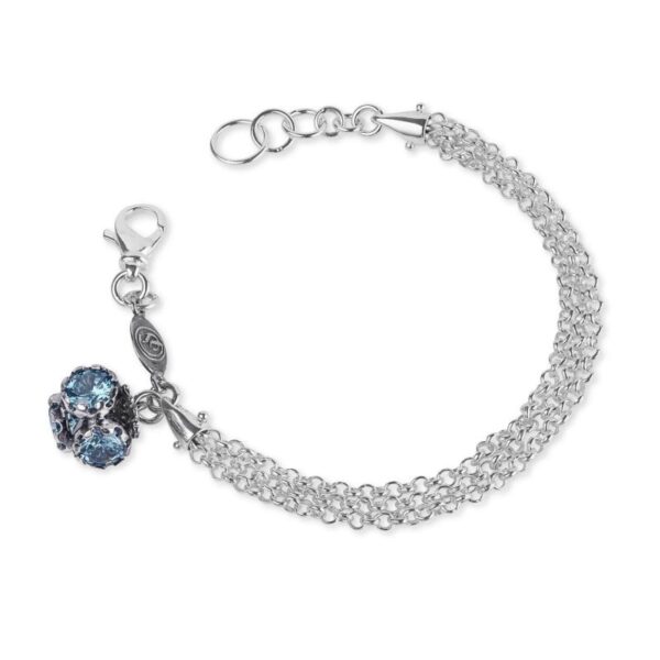 Bracciale Multifili In Argento 925 Con Cubic Zirconia - Gerardo Sacco270496