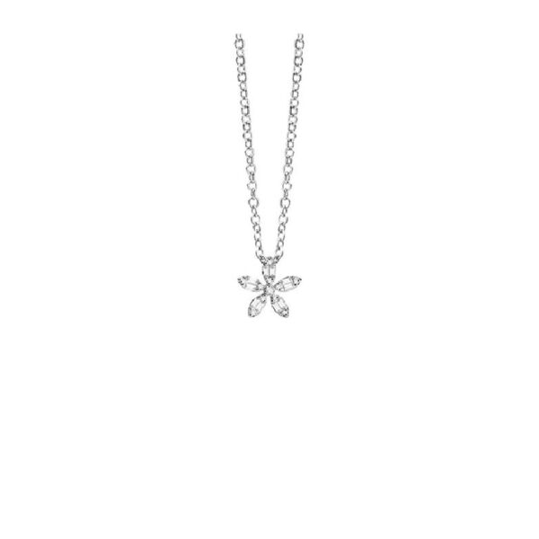 Collana In Oro Bianco Con Diamante - Magia Garden - Salvini500678