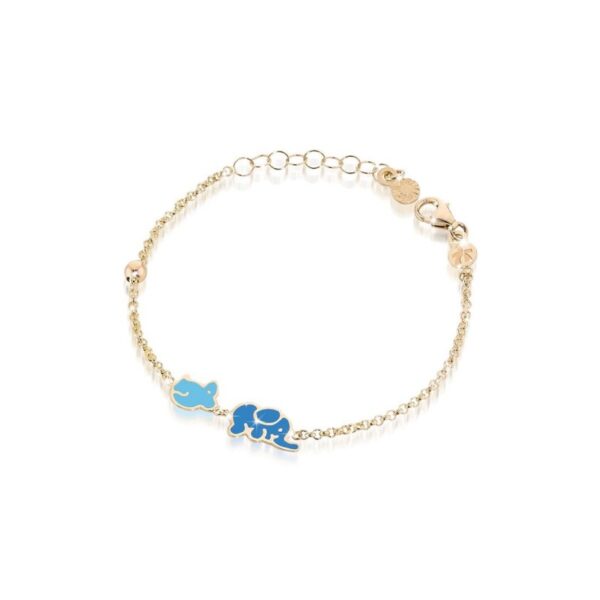 Bracciale Fortuna Elefante E Topolino - Le Bebe'402103