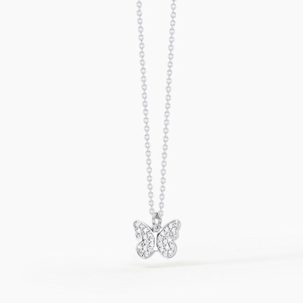 Girocollo Fly To Me - Argento Con Farfalla - Mabina263080