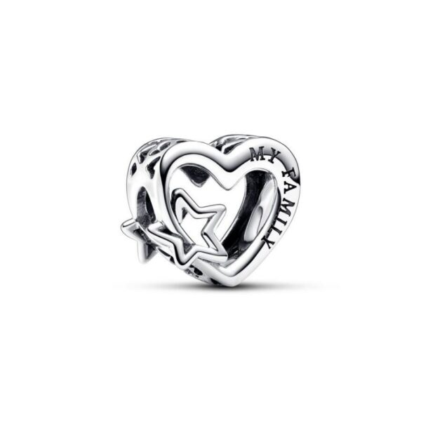 Charm Openwork Cuore con Stella497640