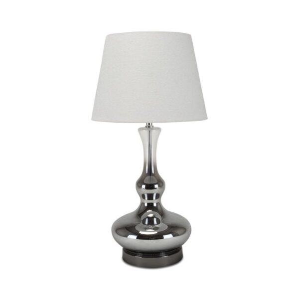 Lampada Da Tavolo Vetro Cromata - Henriette494224