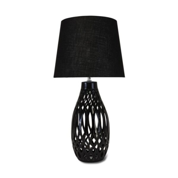 Lampada Nera Ø36 H.70Cm.497374